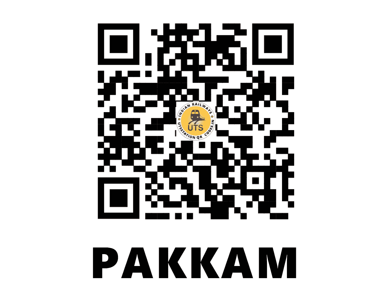 UTS QR Code for PAKKAM - PQM - SR (TAMIL NADU)